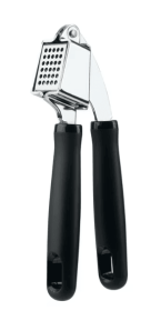 Mainstays 7.7in Ergonomic Lightweight Stainless Steel Garlic Press