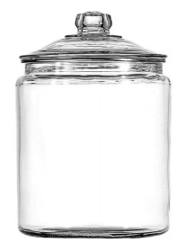 Anchor Hocking Heritage Hill Glass Jar with Lid, 2 Gallon